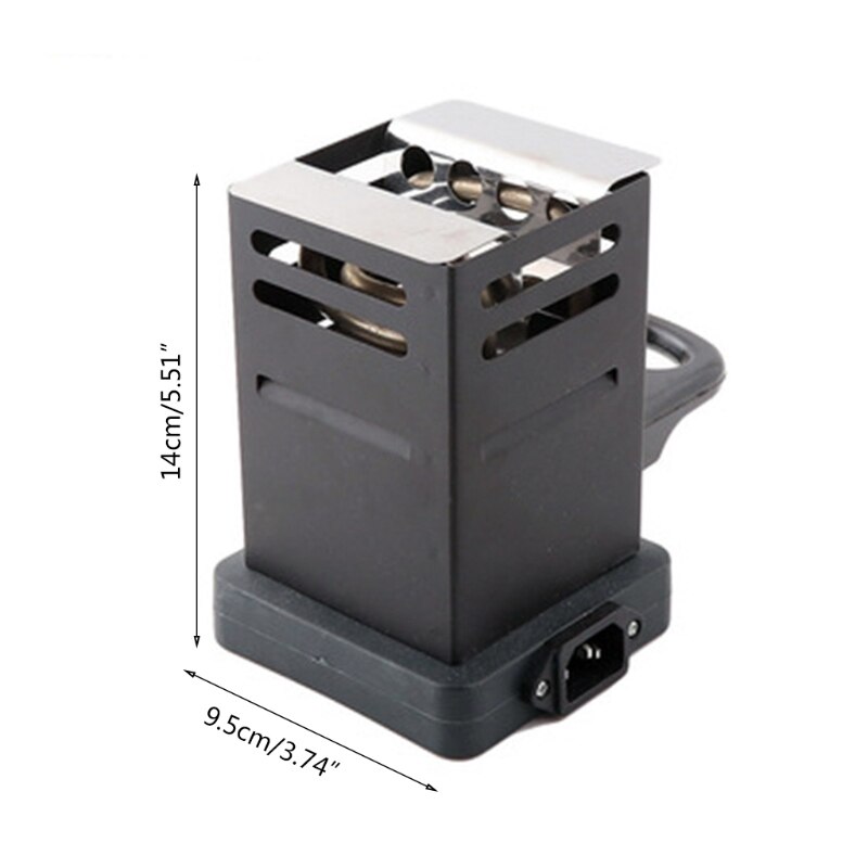 Mini estufa de carbón portátil, quemador eléctrico, placa calefactora, horno de cocina para el hogar