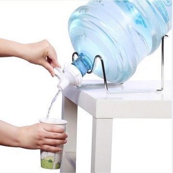 Stainless Steel Bucket Holder Desktop Inverted Bottled Water Bucket Holder Send Faucets