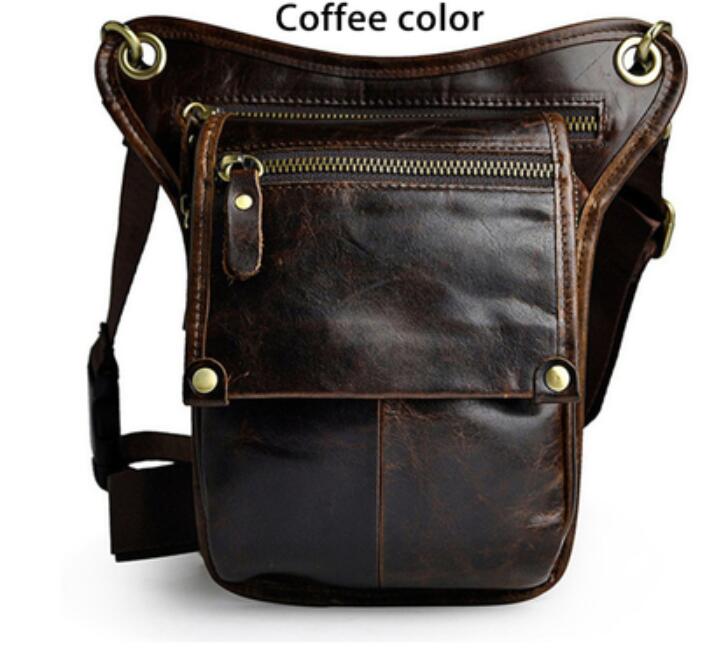 Motorcycle rider multipurpose motorcycle leg bag; motorcycle leg bag; multi-purpose leather bag: 5