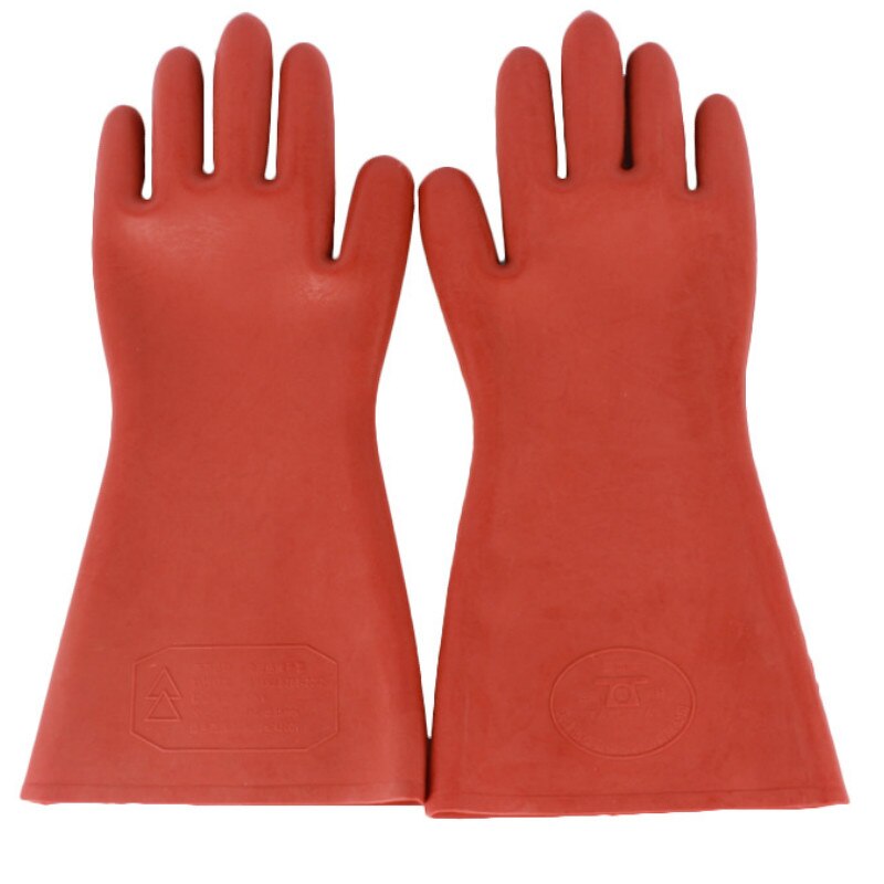 Insulated gloves Electrical protective gloves Live working gloves High-voltage rubber gloves gloves work brand gloves: Default Title