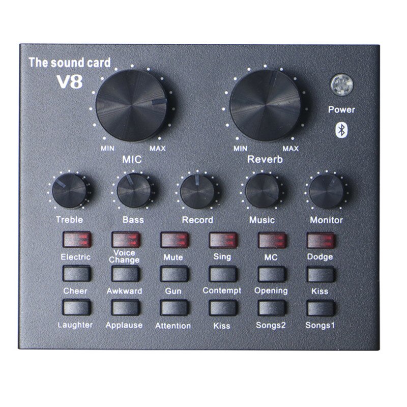 KTV trasmissione Live Mini Mixer Audio Console scheda Audio Mic Studio registrazione per Computer cellulare DJA88