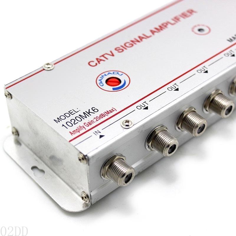 02dd 4way 20db Splitter Splitter qualidade Caixa Antena amplificador sinal