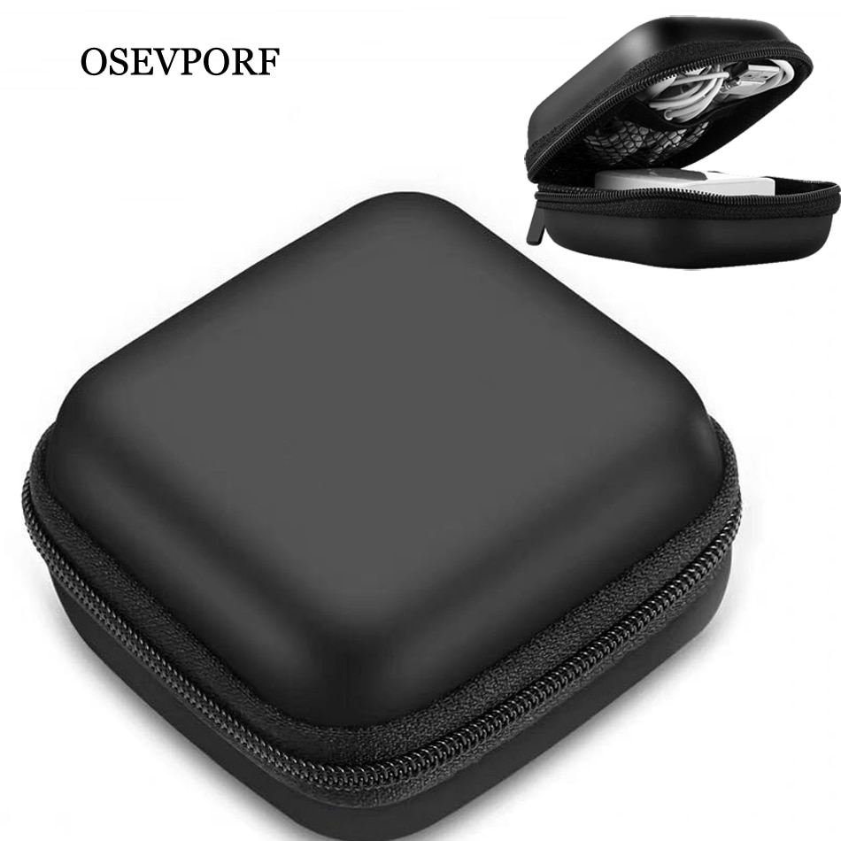 Oortelefoon Hoofdtelefoon Case Hard Opbergtas Voor Usb Kabel Airpods Earpod Sennheiser Oor Pad Draadloze Bluetooth Oortelefoon Accessoires