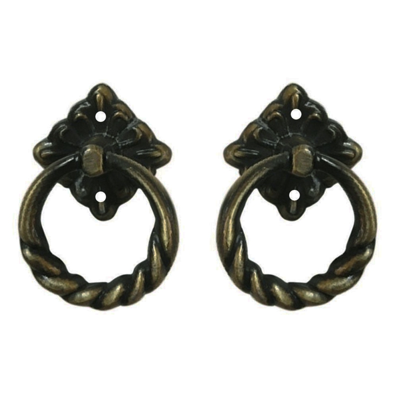 12 Pieces Vintage Retro Kitchen Cabinet Cupboard Drawer Dresser Pull Handle Knob Antique Brass