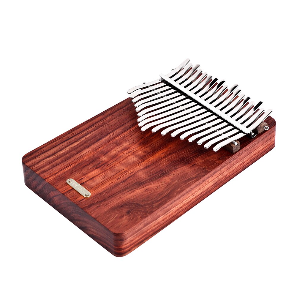 Lingting  k17a kalimba 17-- toetsen duimpiano mbira sanza padauk matetial vingerpiano met opbergtas draagtas muziekboek sticker