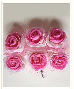 Een Verscheidenheid Van Foam Simulatie Bloemen, Een Verscheidenheid Van Kleur Simulatie Rozen, Handgemaakte Zijden Bloemen, nep Bloemen, Simulatie Plant: Roze / 5 pcs