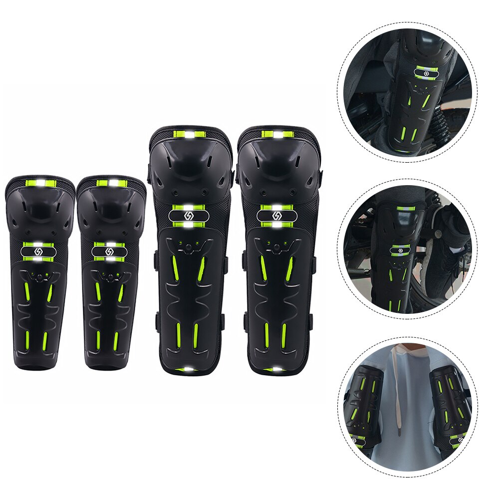 4pcs Protective Gear Riding Knee Pads Elbow Pads Motorcycle Limbs Protector