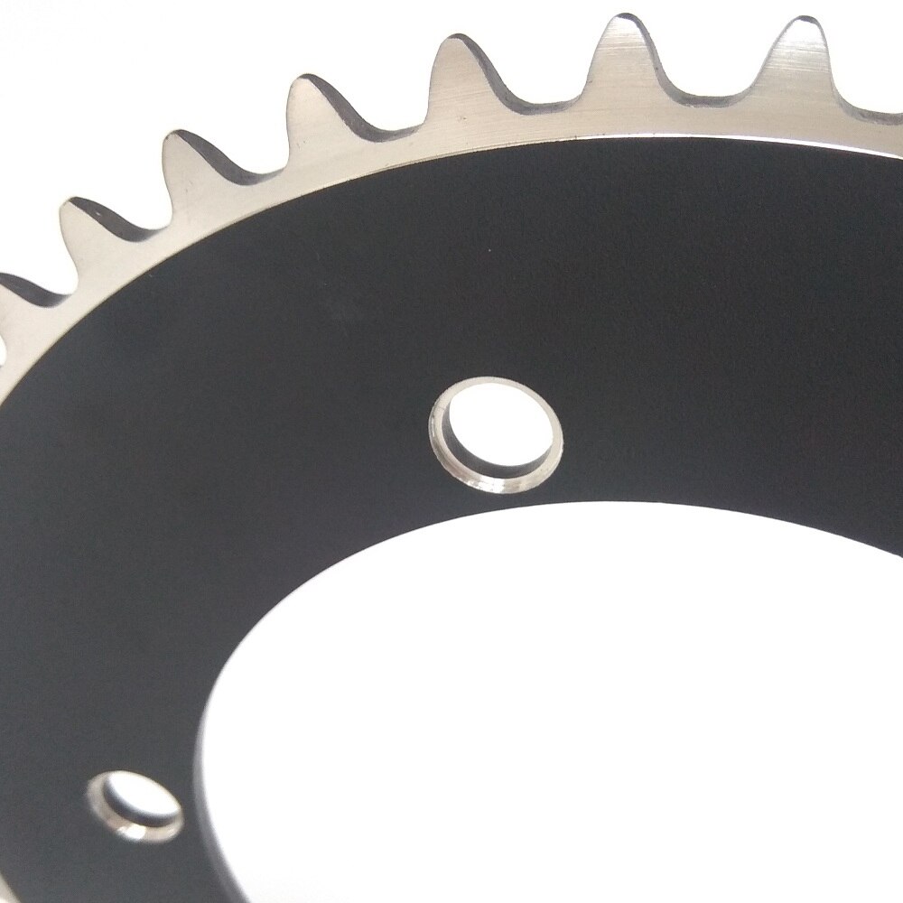 TRUYOU piñón fijo bicicleta engranaje bicicleta de pista de sillín 130 BCD anillo de cadena de Fixie marcha única 44T 46T 48T 50T 52T 53T 1/8"