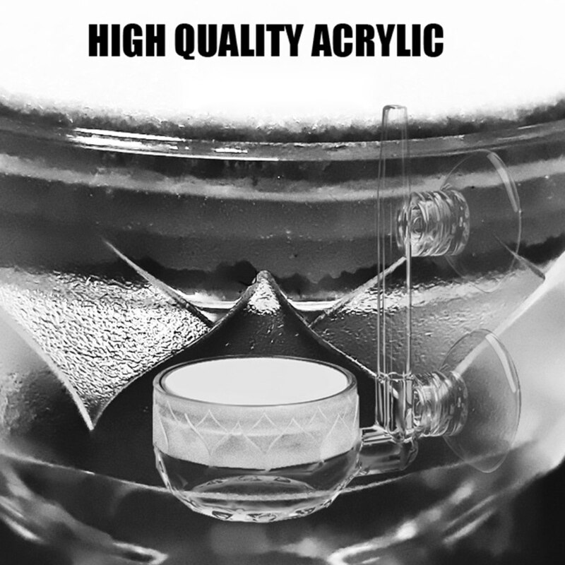 Grass Tank Fish Tank CO2 System Bubble Diffuser Air Refiner Arcylic Tube with Suction Air Stone Disk Oxygen Diffuser