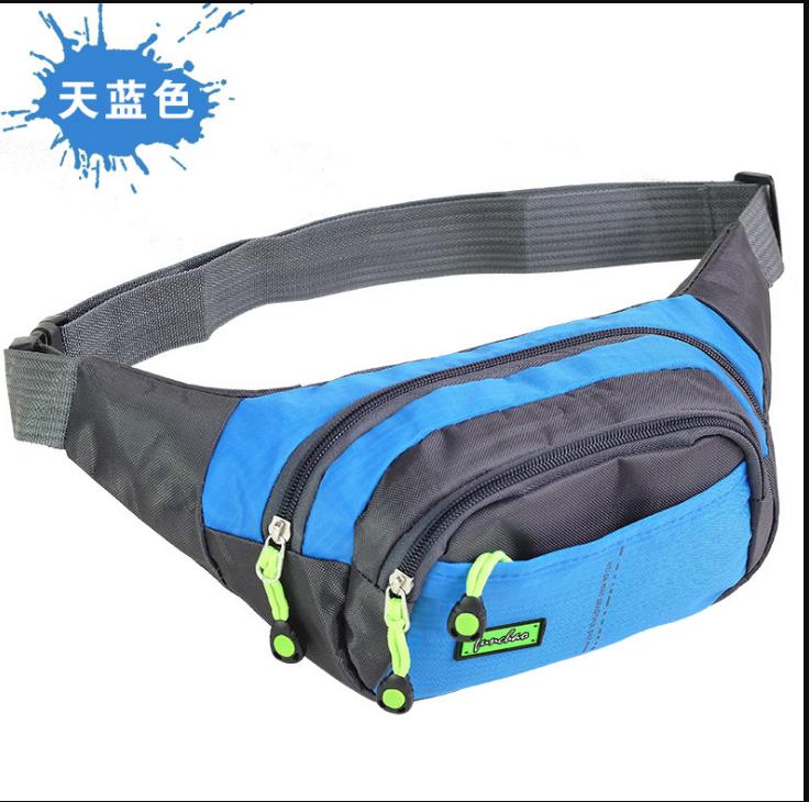 Men Women Waist Hip Belt Bag Purse Pouch Travel Sport Bum Bag Fanny Pack: J