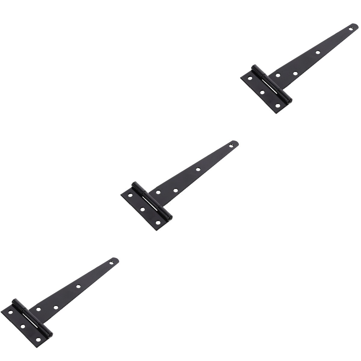 3 pcs Door Hinge Low-carbon Steel Light Hinge Gate Strap Hinge