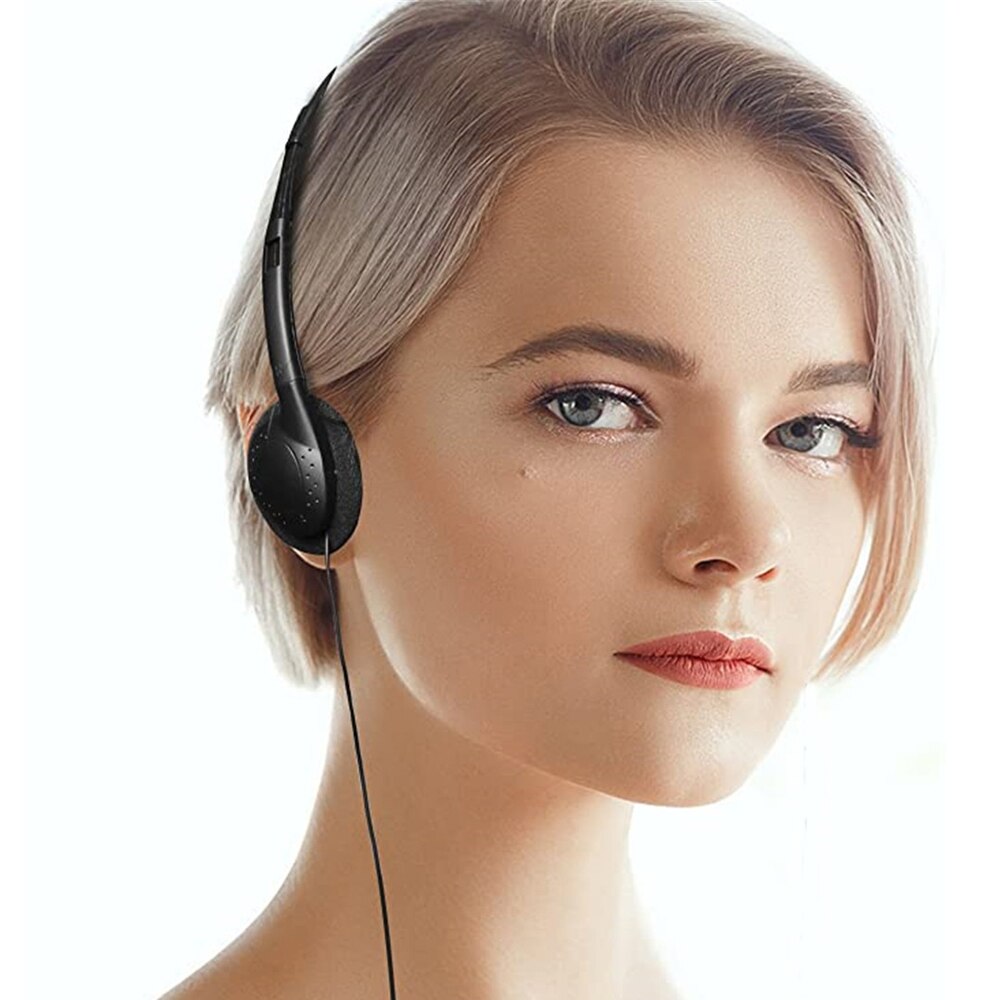 Kids Headphones With 3.5mm Pulg Wired Computer Headset Children Over Head Foldable Stereo Headset for IPhone iPad Tablet Mp3