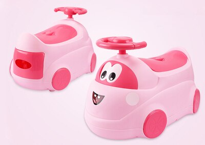 ! Orinal para el coche y asientos para niños, orinal de , entrenador de inodoros para bebés de 0 a 6 años, inodoro para niños, orinal de viaje para niña: Rosa