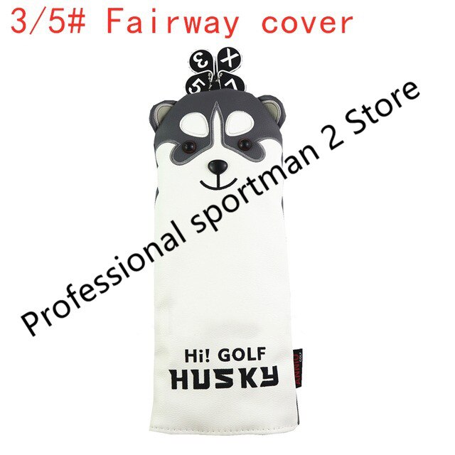 NRC Golf Verein Headcover SchöNe Golf heiser Golf Fahrer Fahrrinne Holz HeadCovers einstellen Karikatur Hammer Putter abdeckung Eisen einstellen: Fahrrinne Wald
