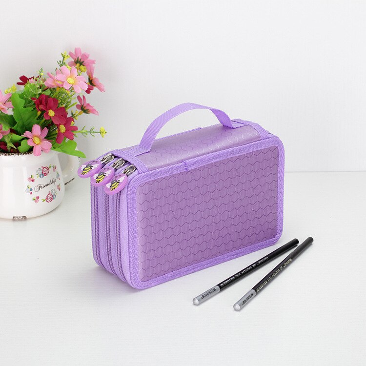 4th boden &Ampere; 72 See Oxford schule bleistift fallen kreative große-kapazität zeichnung bleistift fallen Kasten stoßfest bleistift lagerung tasche: 3th umhauen  Violett
