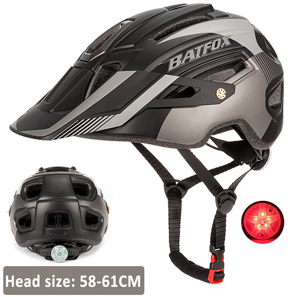 Orange cycling helmet MTB Large brim mountain bike ultralight bicycle helmet Men Women Casco Ciclismo Bicicleta MTB helmets: 8280-titanium