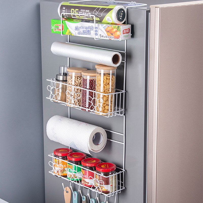6 layer Refrigerator Rack Kitchen sundries Seasoni... – Vicedeal