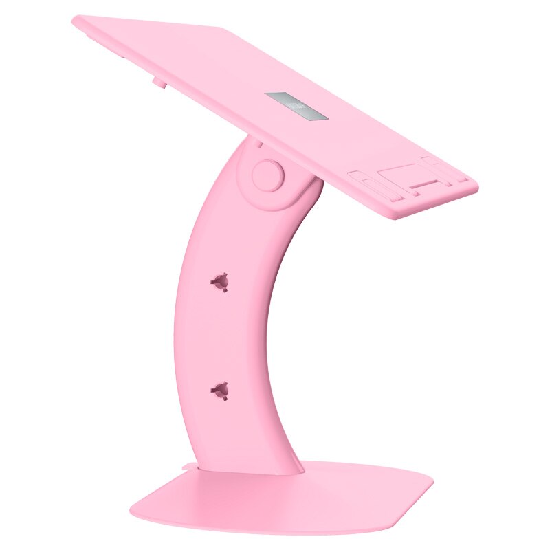 Portable Car Laptop Stand For Auto Laptop Bracket Reading Books Notbook Tray Table Food Drink Multi-function Foldable Holder: PINK