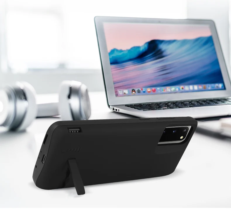 Voor samsung galaxy  s20 ultra  s20 plus fe externe batterij powerbank powerbank hoes  s20 schokbestendige batterijlader hoes