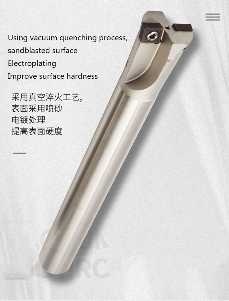 1PC Double Edge Coarse Boring Bar Expand Holes Milling Machine/Machining Center 90 Degrees SB Stationary Knife Handle 15.7-46.7