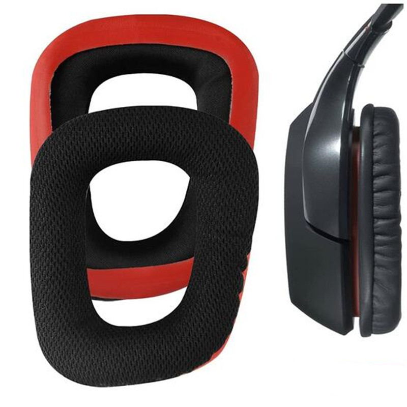Ersatz-Ohrpolster für Logitech G331, G430, G432, G332, G930, G431 Kopfhörer, Ohrpolster, Headset-Ohrpolster, Ohrmuscheln