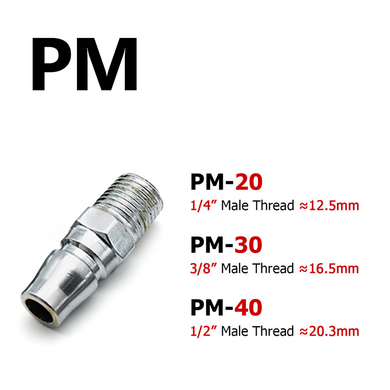Pneumatische Montage C Soort Snelkoppeling Hoge Druk Koppeling PP20 SP20 PF20 SF20 PH20 SH20 PM20 SM20 Werk Op Air compressor: PM / 40