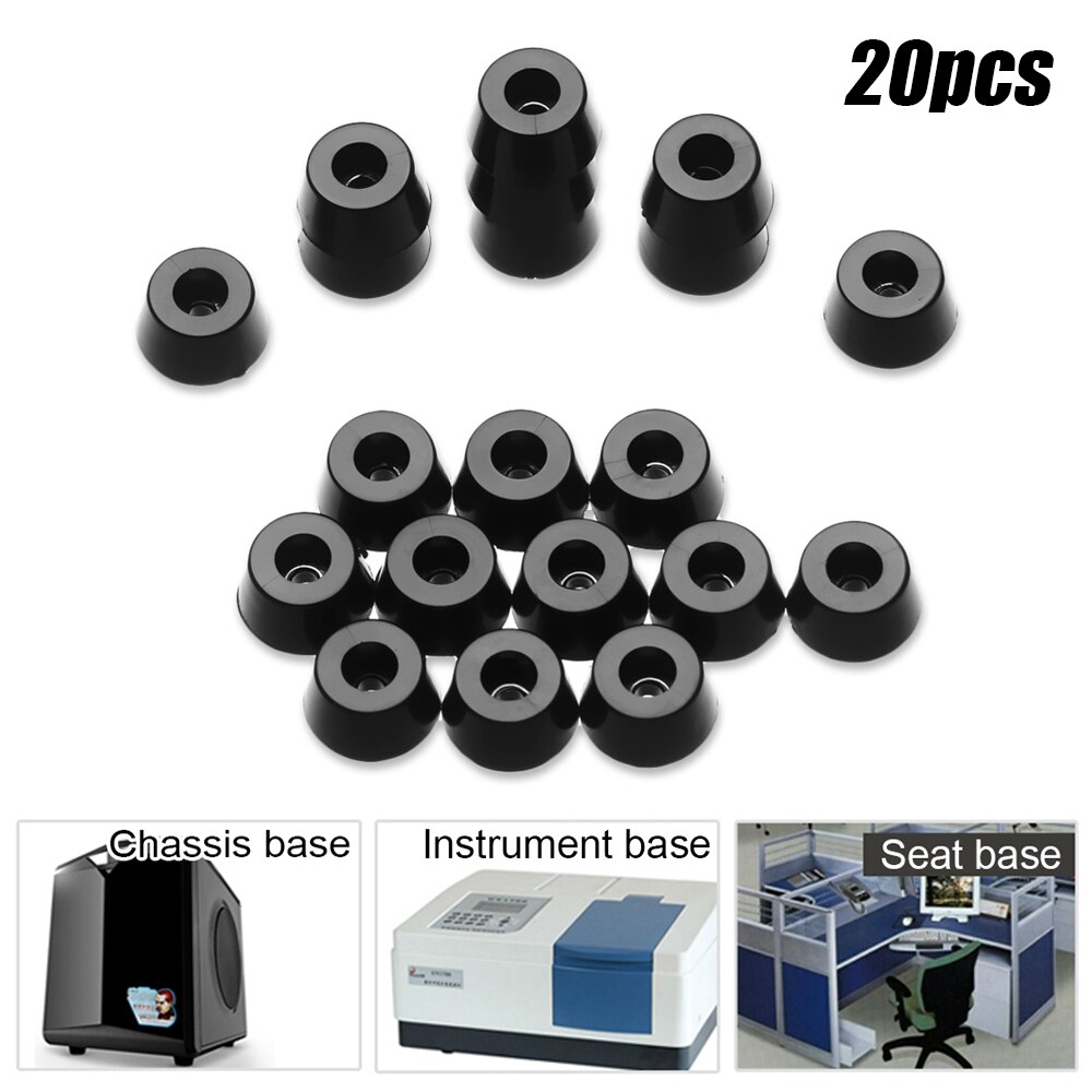 20 piezas antideslizante de goma para mesas, almohadillas para patas de muebles, alfombrilla para azulejos, muebles