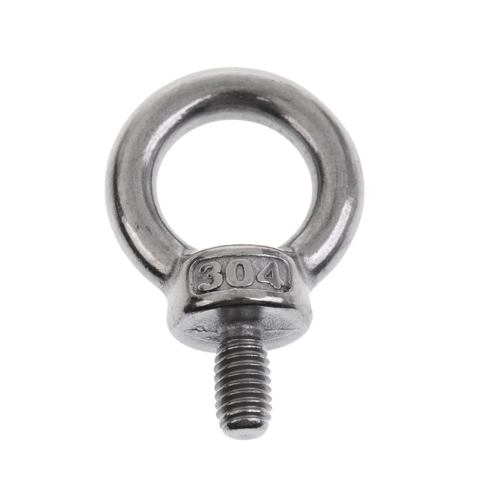 Stainless Steel Eye Bolt Sail Boat Roof Rack Bolt Nut M6/M8/M10/M12/M14/M16