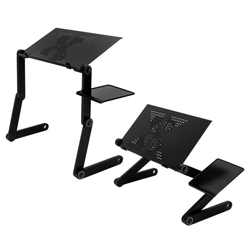 Aluminum Alloy Laptop Table Adjustable Portable Folding Computer Desk Students Dormitory Laptop Table Stand Tray For Sofa Bed