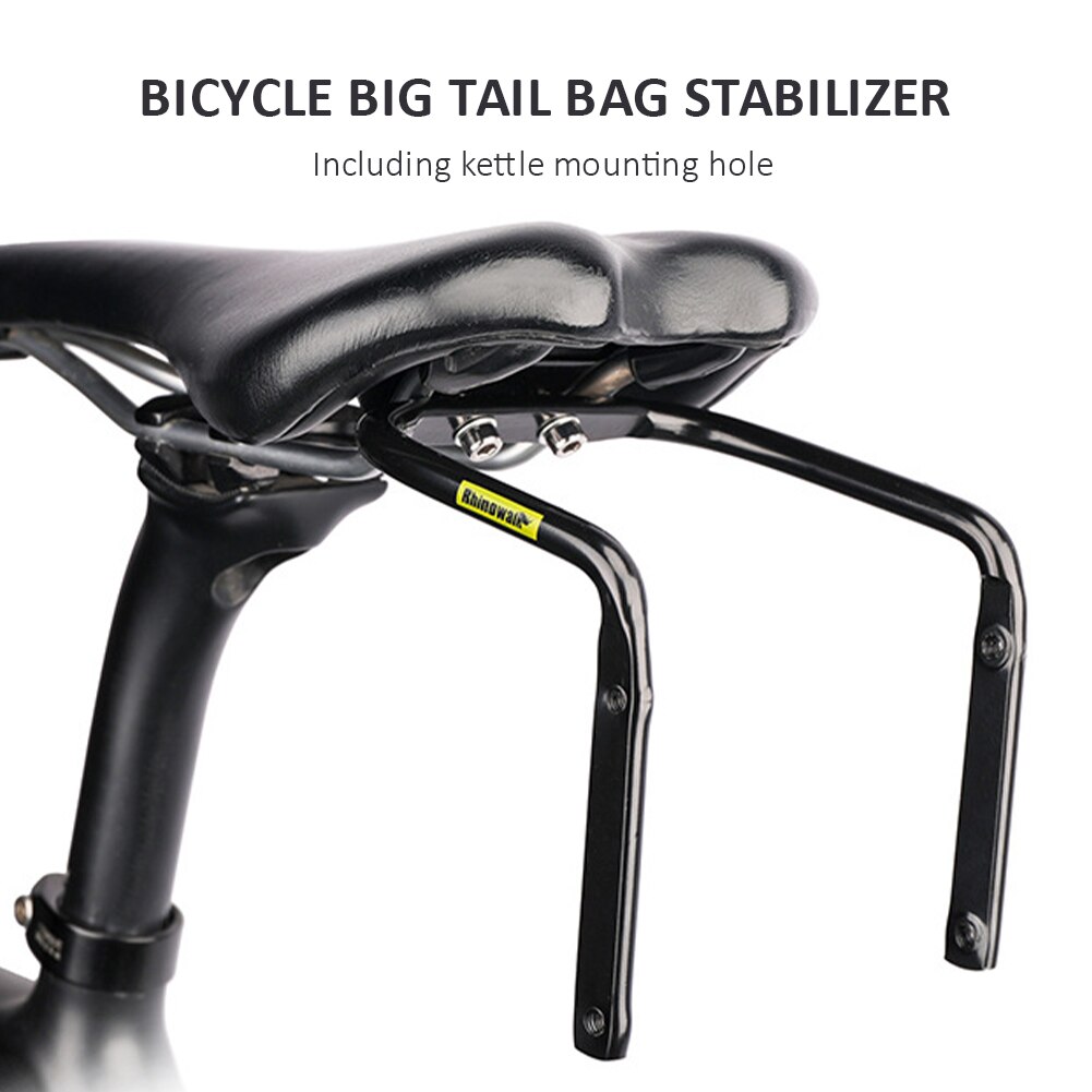 Cykelsadel stabilisator fäste baksätes monteringsfäste cykel bagagehållare stöd hylla cykeltillbehör