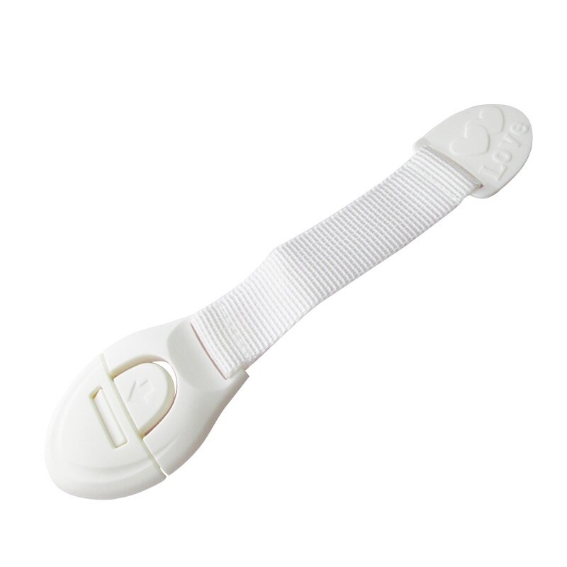 5Pcs/Lot Child Lock Protection Of Children Locking Doors For Children's Safety Kids Safety Plastic protection safety lock: White