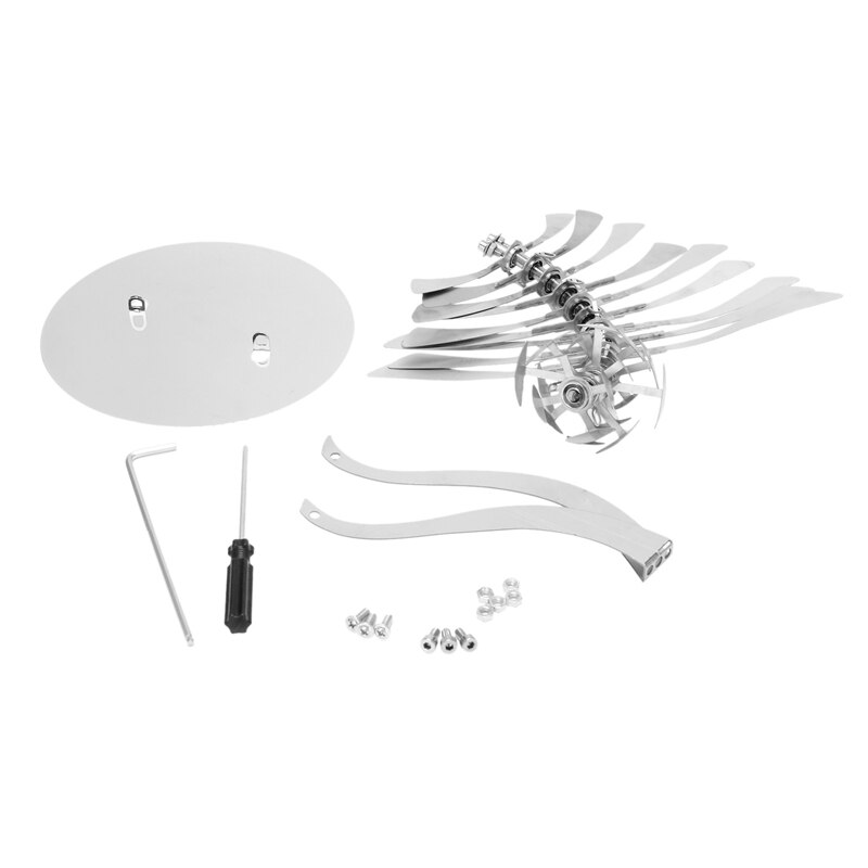Unique And Magical Metal Rotating Windmill Humanoid Windmill Outdoor Wind Spinner Yard Lawn Garden Decoration