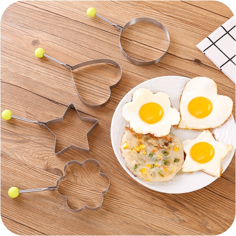Moule à œufs frits en acier inoxydable , pour crêpes, Omelette, outils de cuisine, accessoires de cuisine, Gadget