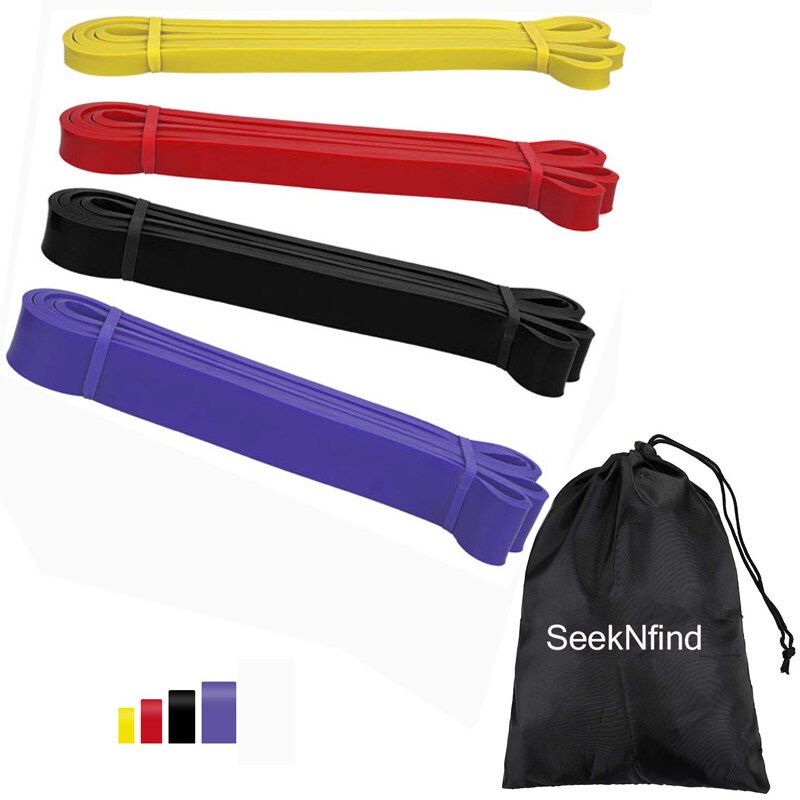 208cm Pull Up Assist Bands Exercise Resistance Bands for Fitness Elastic Band Gym Expander Strengthen Trainning Power-lifting: Set 8