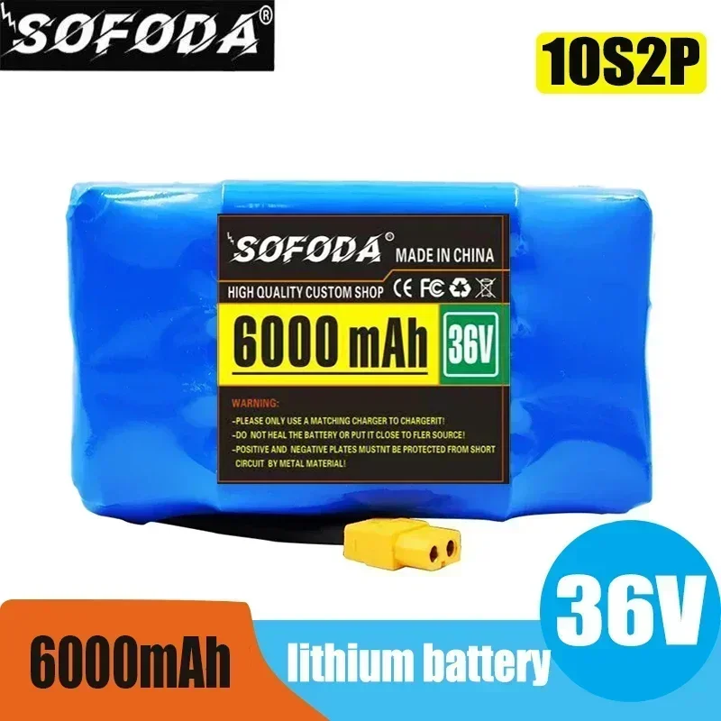36V Battery pack 6000mAh Rechargeable Lithium ion battery for Electric self balancing Scooter HoverBoard unicycle: PURPLE