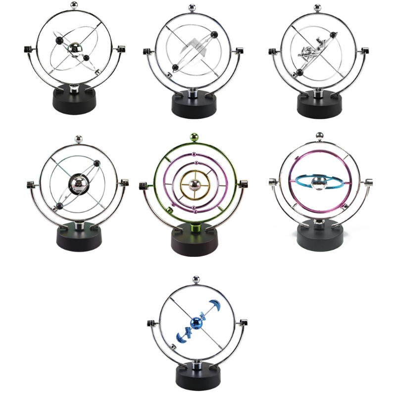 Electronic Perpetual Motion Toy Simulation Milky Way Annularity Model Revolving Balance Balls Toy 7 Typ 85AC
