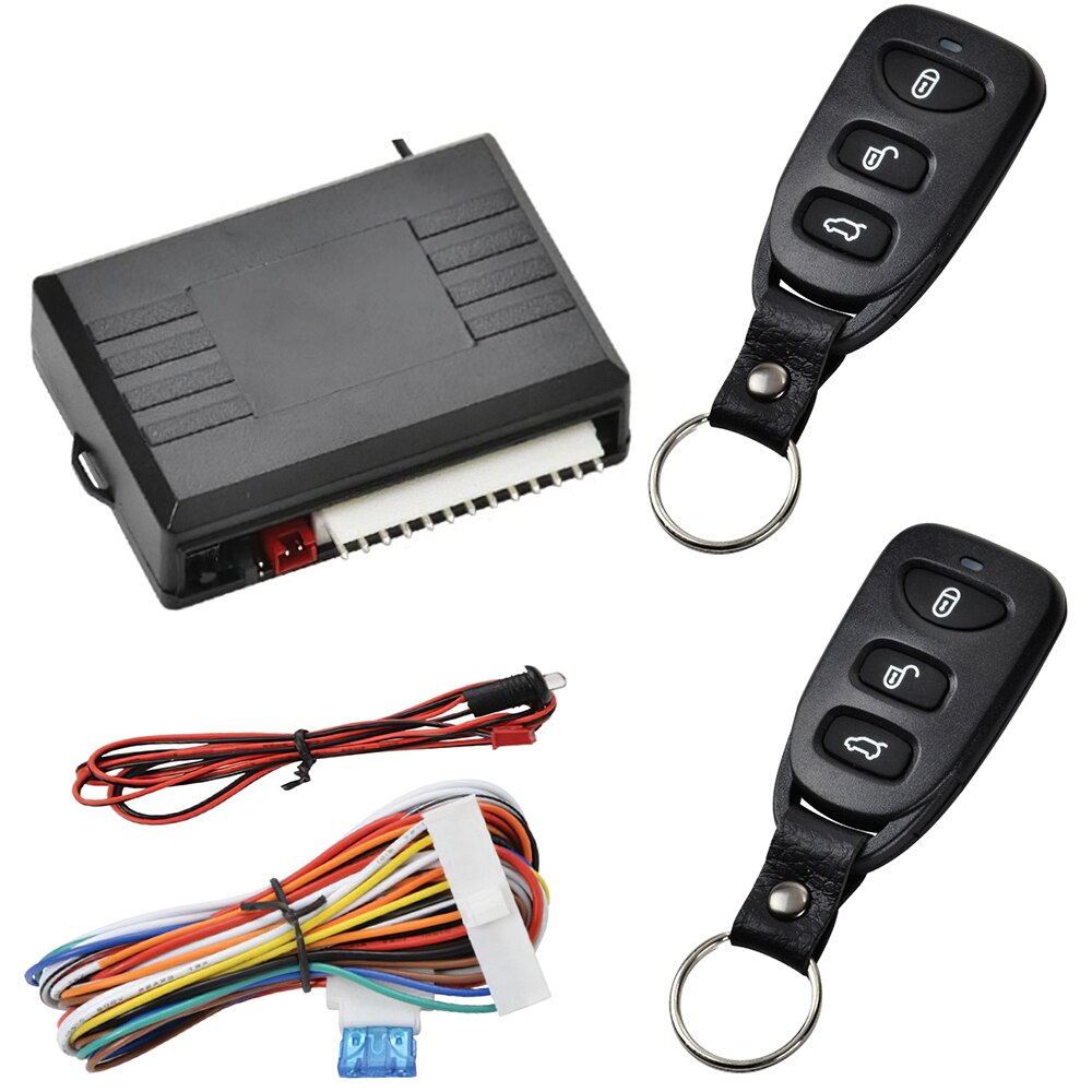 Universal Car Auto Remote Central Kit Door Lock Locking Vehicle Keyless Entry System With 2 Remote Control Car Central Lock