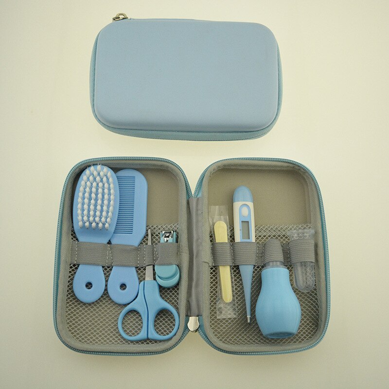 Baby Nail Care Set Nail Clippers Comb Hair Brush Kit Health Care Portable Baby Nail Clipper Comb Brush Set Infant Grooming Care