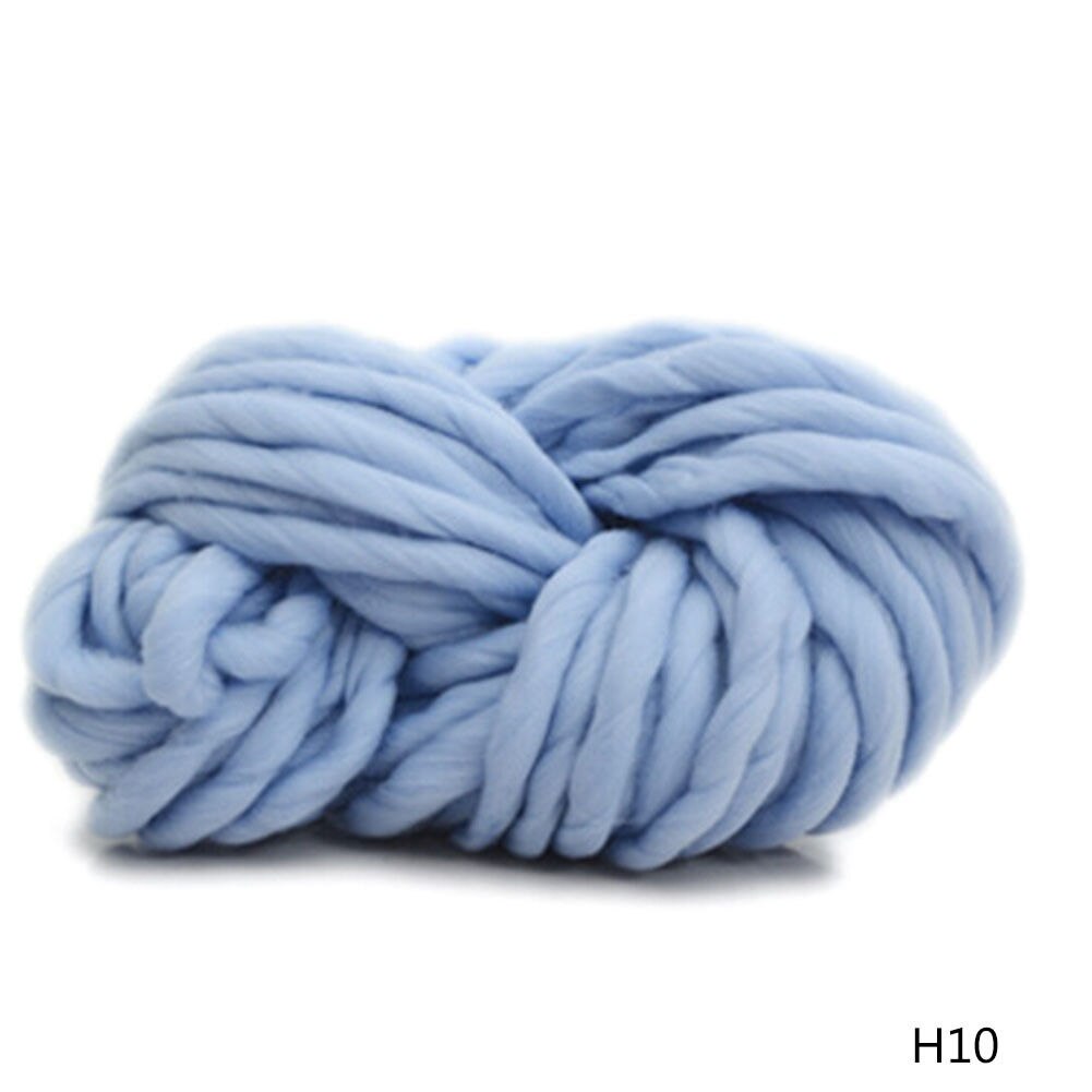 Chunky Wol Garen Super Zachte Omvangrijk Arm Breien Wol Roving Haken Diy Arts Ambachten Accessoires: Blauw