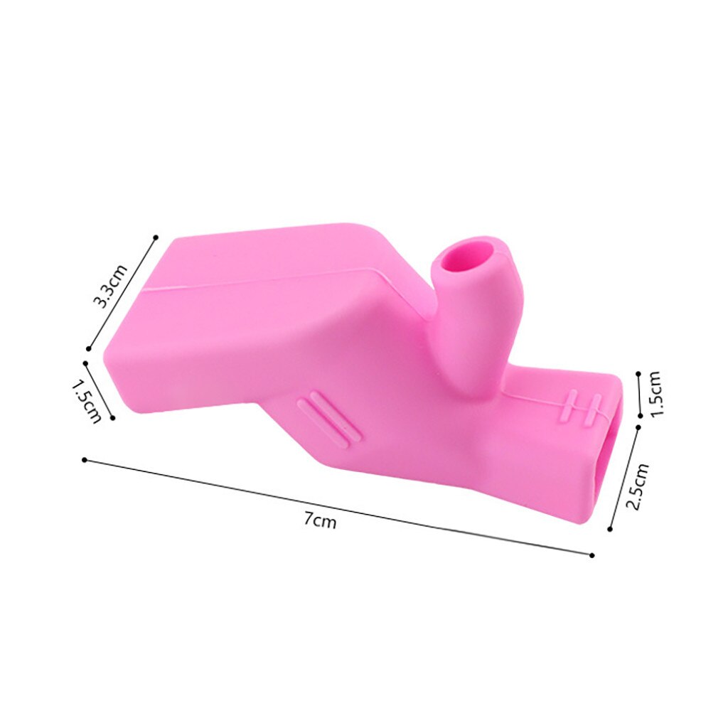 Extensor de silicone torneira da pia do banheiro para crianças bebê lavar mão cozinha dupla saída de duas formas anti-deslizamento torneira acesso