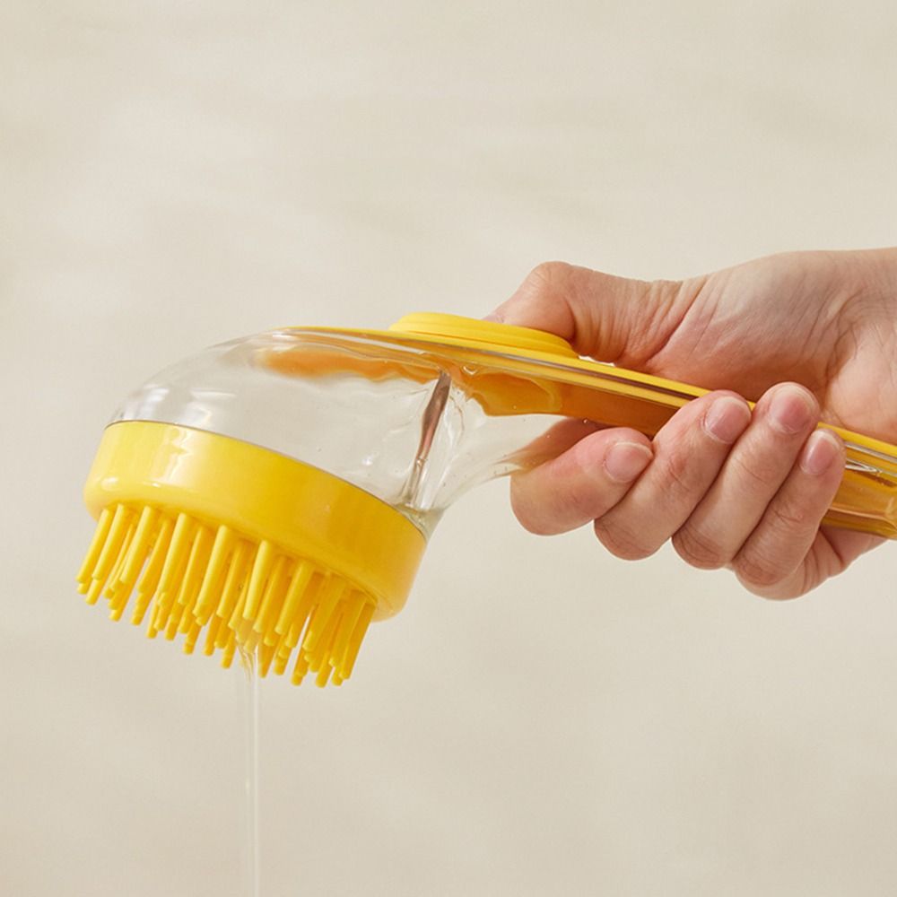 Brosse de Bain pour Animaux - Manche Long Douche Peigne - Brosse de Toilettage Chat Chien - Brosses de Nettoyage