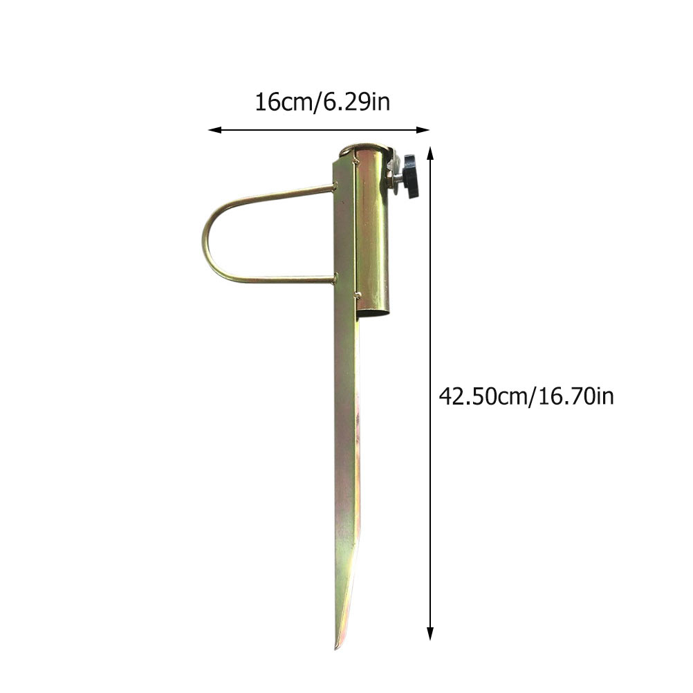 Ombrellone da spiaggia Ancoraggio Supporto per parasole Supporti di fissaggio per tende Tende da esterno Basi per sabbia Supporto per picchetti in acciaio