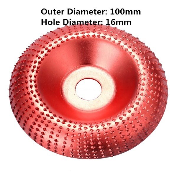 Tungsten Carbide Wood Grinding Wheel Discs Angle Grinder Sanding Discs Metal Plastic Wood Abrasive Tool: Type 12