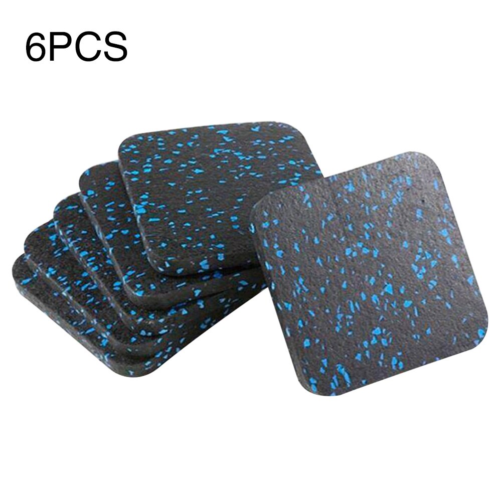 6pcs Thickened Shock Absorbing Antistatic Fitness Equipment Treadmill Mat Home Furniture Floor Pad Gym Workout Sound Insulation