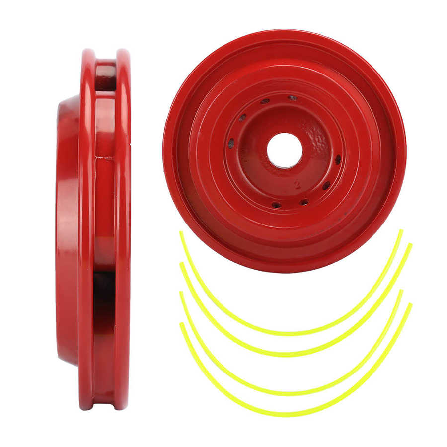 Aluminium Alloy 16mm Universal Grass Trimmer Head Brush Cutter Strimmer Lawn Mower Accessory With 4 Trimmer Line