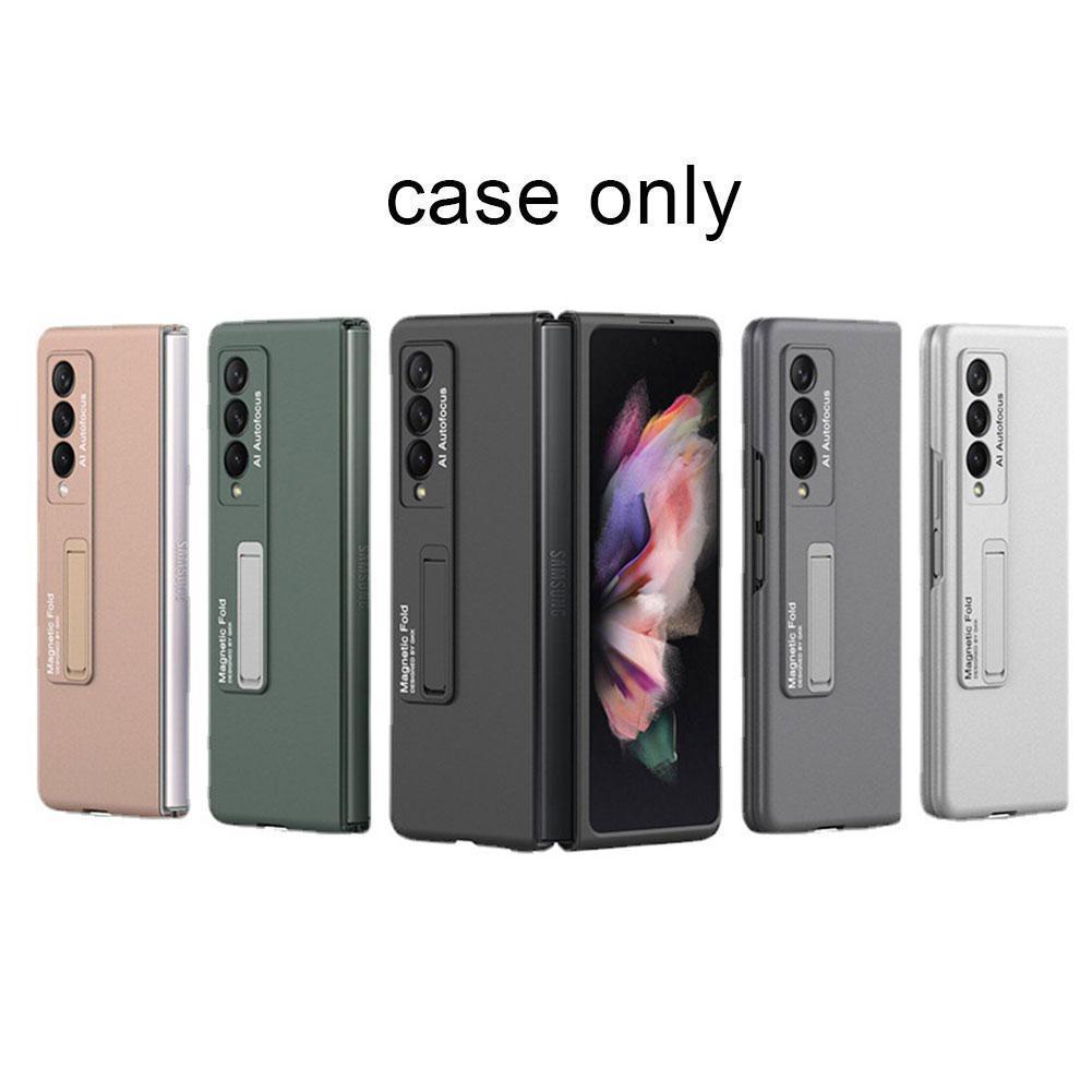 All-Inclusive Magnetische Scharnier Pen Slot Hard Shell Voor Samsung Galaxy Z Vouw 3/W22 Volledige Bescherming Magnetische case S Pen Slot Case