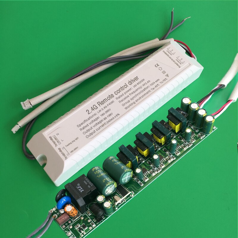 2.4G stepless dimming color temperature led driver power source Constant current ballast variable light remote control driver
