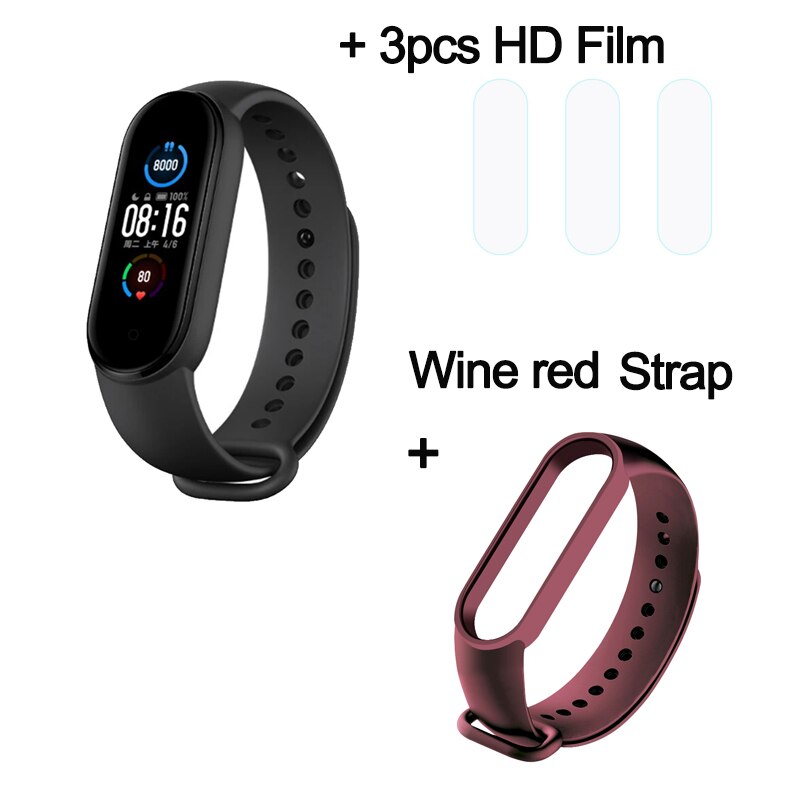 Xiaomi Mi Band 5 Smart Bracelet 4 Color AMOLED Screen Miband 5 Smartband Fitness Traker Bluetooth Sport Waterproof Smart Band: 12