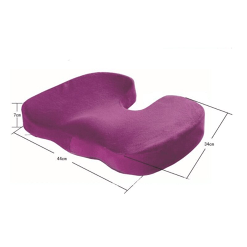 Orthopedisch traagschuim zitkussen voor stoel, auto, kantoor, thuis, zitkussen, massagekussen, woondecoratie, leeg kussen met kern