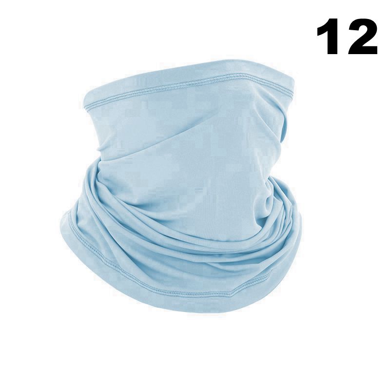 Mężczyźni kolarstwo magiczna twarz szalik chustka maska na oczy szyi turystyka sport lodowy jedwab ochrona przed słońcem wędkarstwo rower MTB Bike pałąk: 12 Light blue